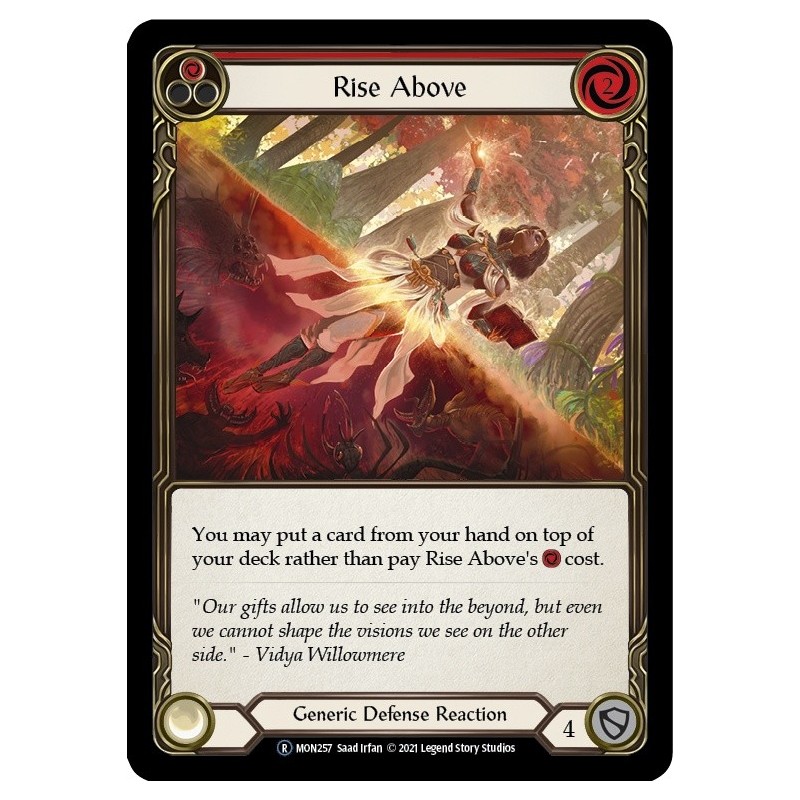Rise Above Red FOIL [U-MON257-RF]