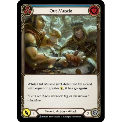 Out Muscle Blue FOIL [U-MON250-RF]