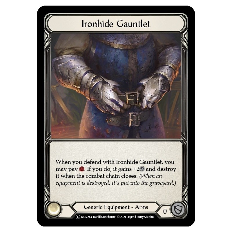 Ironhide Gauntlet FOIL [U-MON243-RF]
