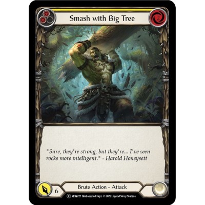 Smash with Big Tree Yellow FOIL [U-MON227-RF]