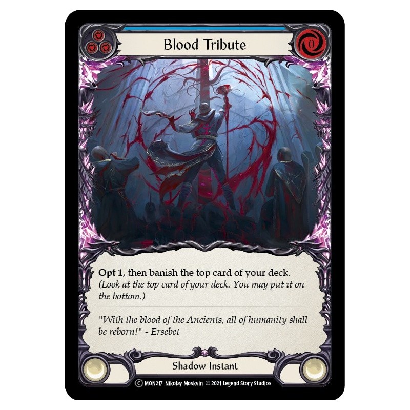 Blood Tribute Blue [U-MON217]