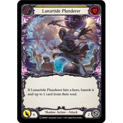 Lunartide Plunderer Yellow FOIL [U-MON207-RF]