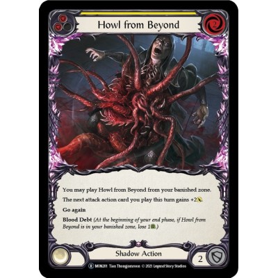 Howl from Beyond Yellow FOIL [U-MON201-RF]