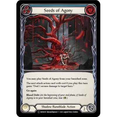 Seeds of Agony Blue FOIL [U-MON185-RF]