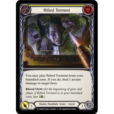 Rifted Torment Yellow [U-MON178]