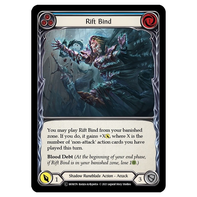 Rift Bind Blue FOIL [U-MON176-RF]