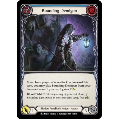 Bounding Demigon Blue [U-MON170]