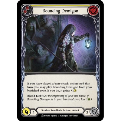 Bounding Demigon Yellow FOIL [U-MON169-RF]