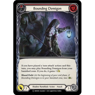 Bounding Demigon Red FOIL [U-MON168-RF]