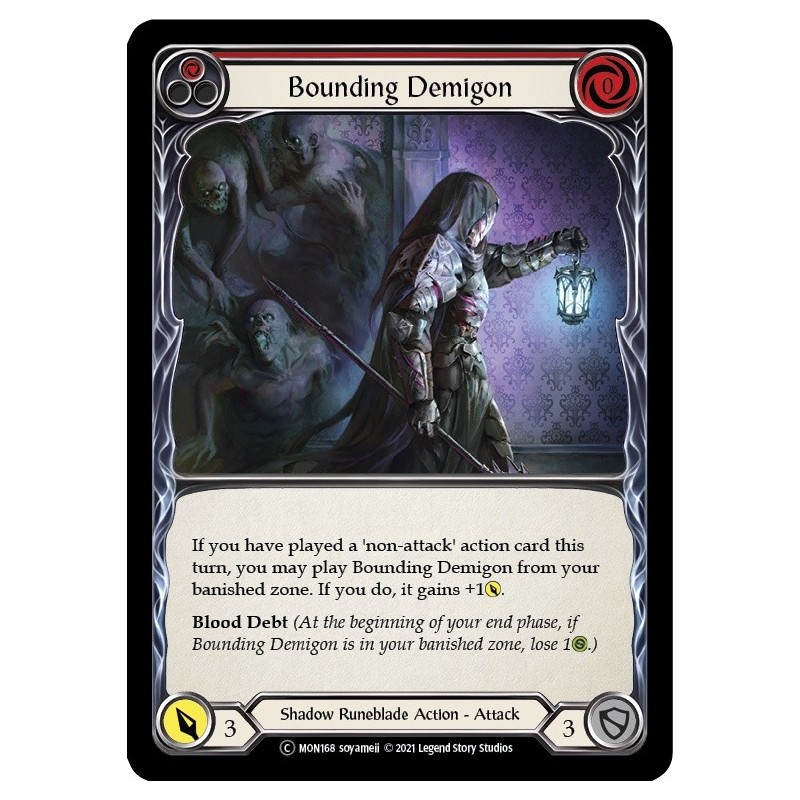 Bounding Demigon Red FOIL [U-MON168-RF]