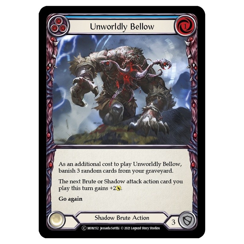 Unworldly Bellow Blue FOIL [U-MON152-RF]