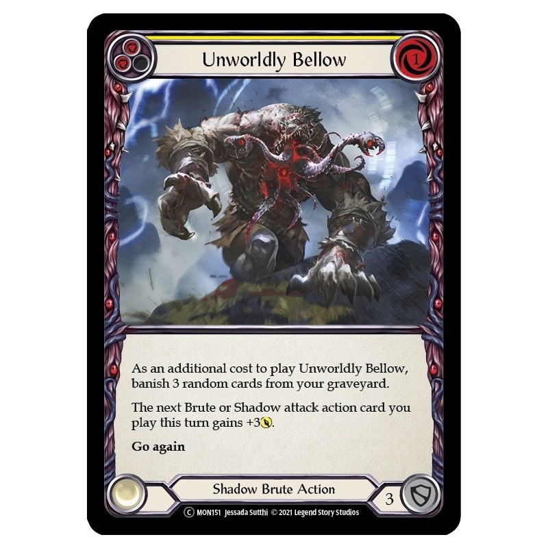 Unworldly Bellow Yellow FOIL [U-MON151-RF]