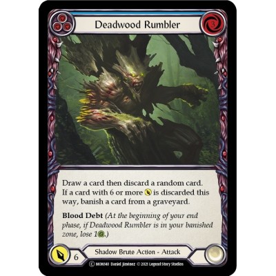 Deadwood Rumbler Blue FOIL [U-MON140-RF]