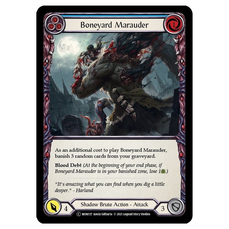 Boneyard Marauder Blue [U-MON137]
