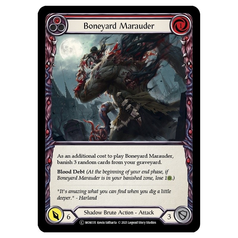 Boneyard Marauder Red [U-MON135]