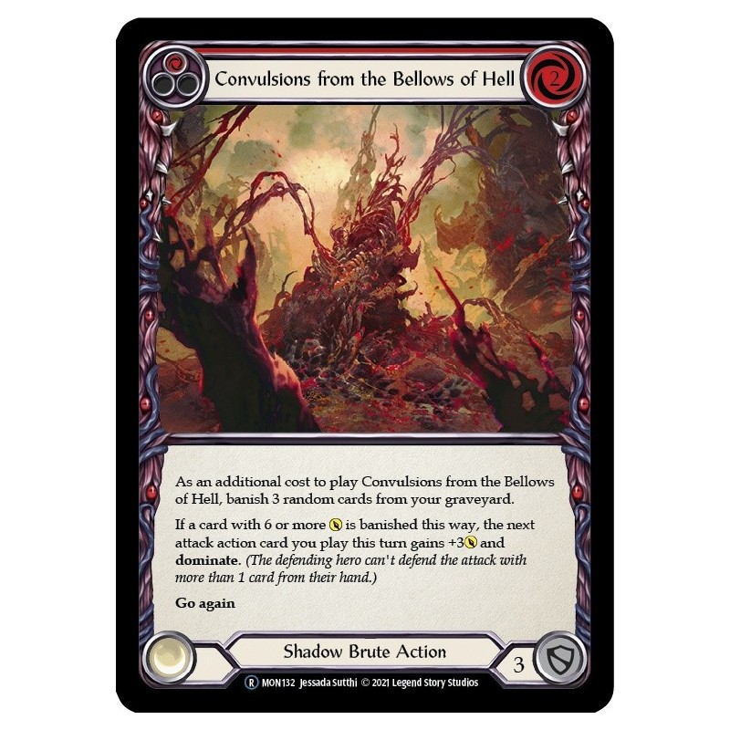 Convulsions from the Bellows of Hell Red FOIL [U-MON132-RF]
