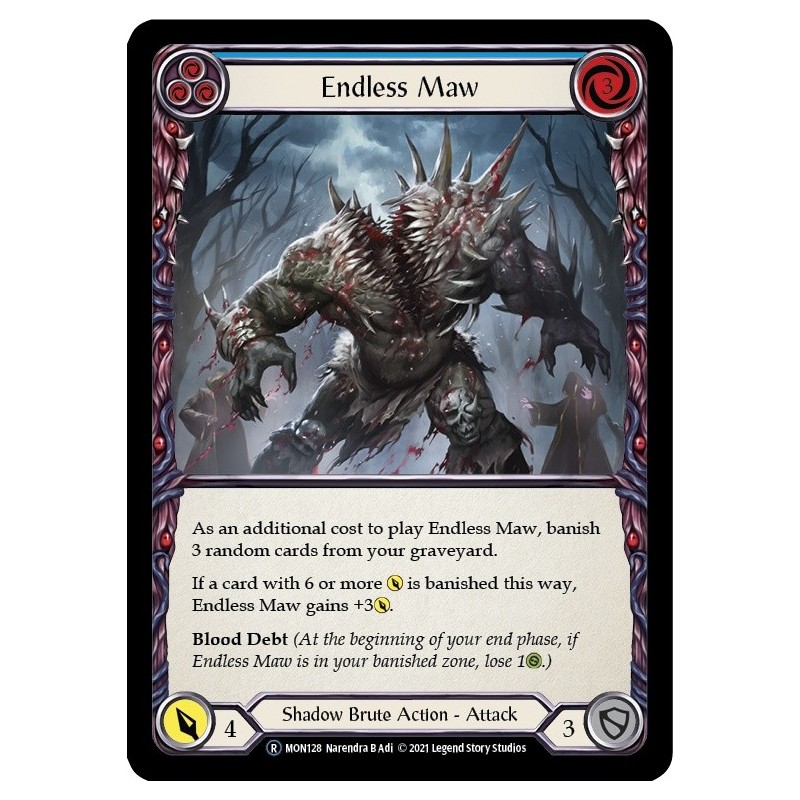 Endless Maw Blue FOIL [U-MON128-RF]