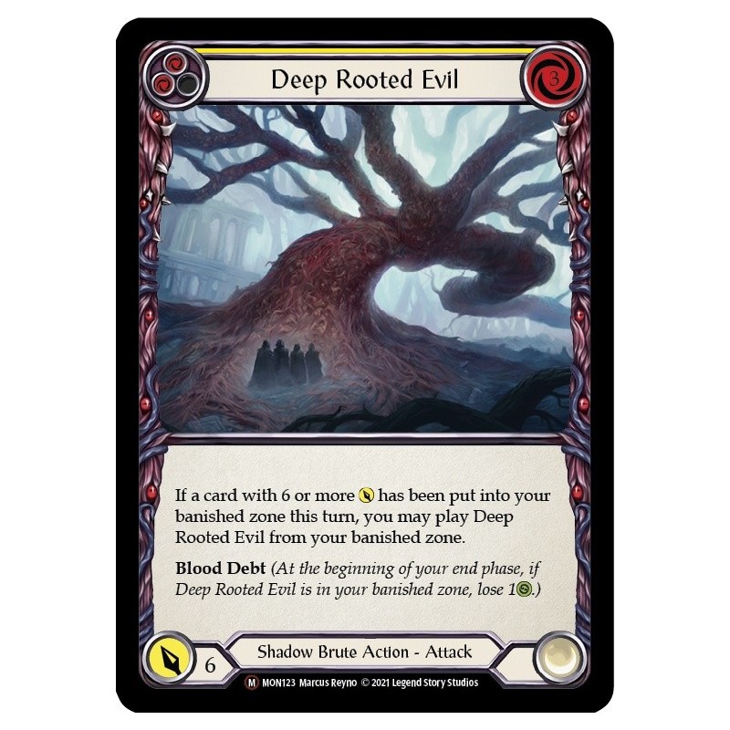 Deep Rooted Evil FOIL [U-MON123-RF]