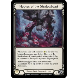Hooves of the Shadowbeast FOIL [U-MON122-RF]