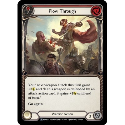 Plow Through Red FOIL [U-MON113-RF]