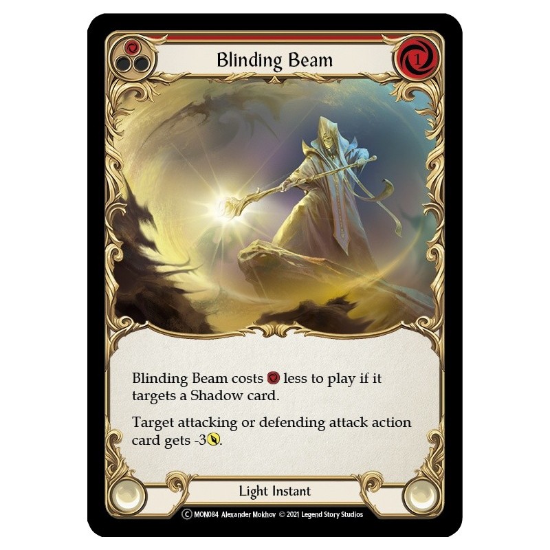 Blinding Beam Red FOIL [U-MON084-RF]