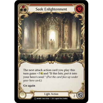Seek Enlightenment Red FOIL [U-MON081-RF]