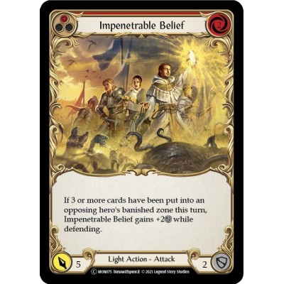 Impenetrable Belief Red FOIL [U-MON075-RF]
