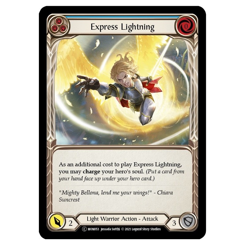 Express Lightning Blue FOIL [U-MON053-RF]