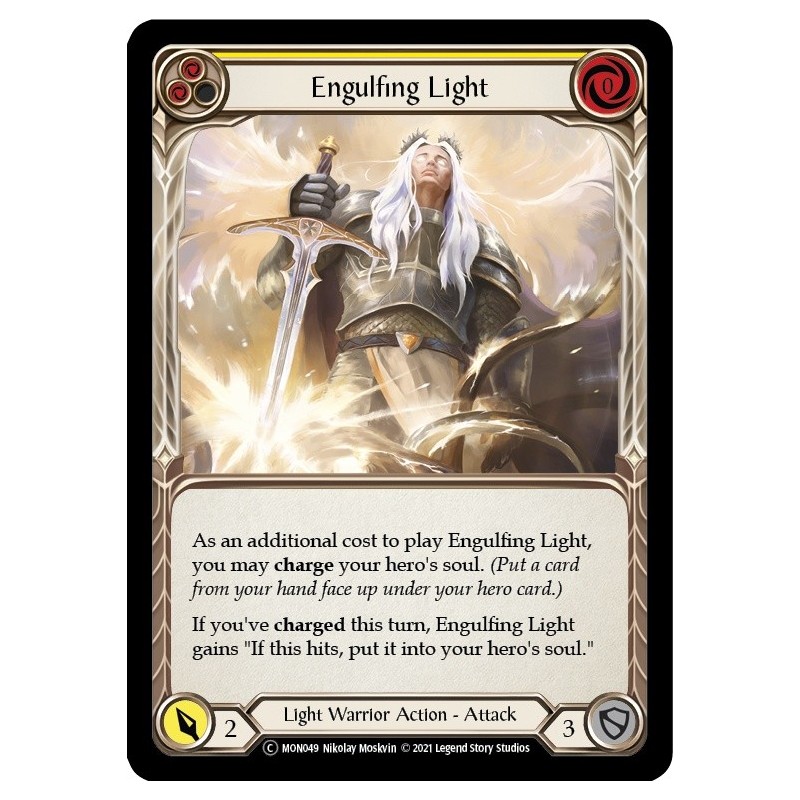 Engulfing Light Yellow FOIL [U-MON049-RF]