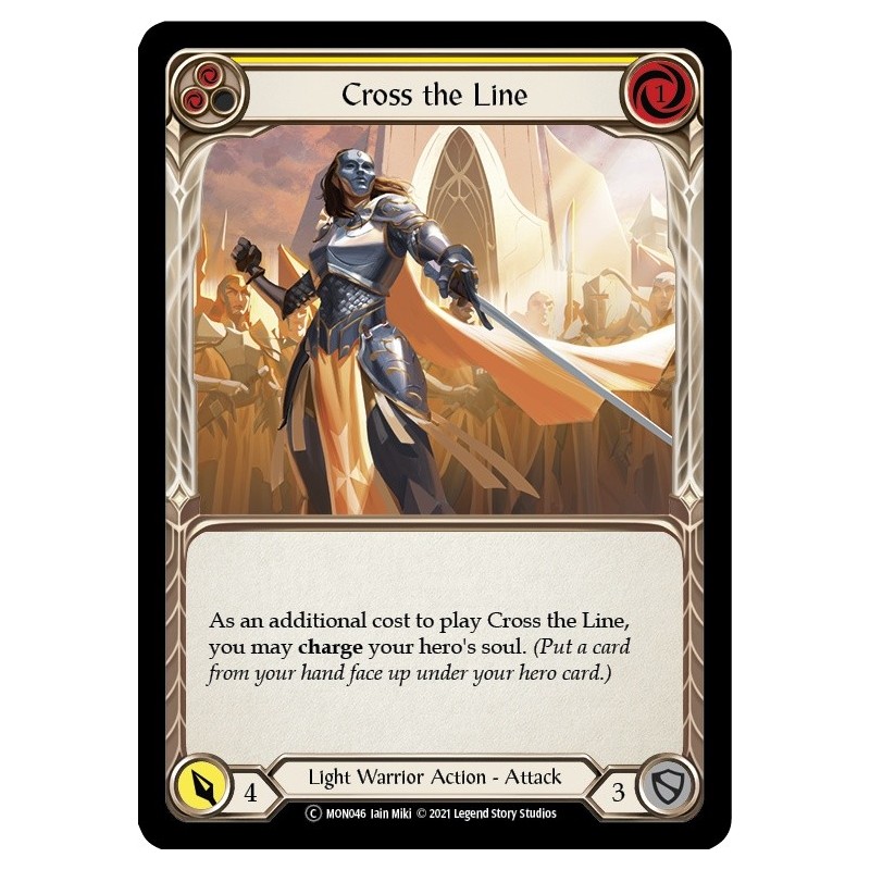 Cross the Line Yellow [U-MON046]