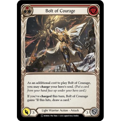 Bolt of Courage Red FOIL [U-MON042-RF]