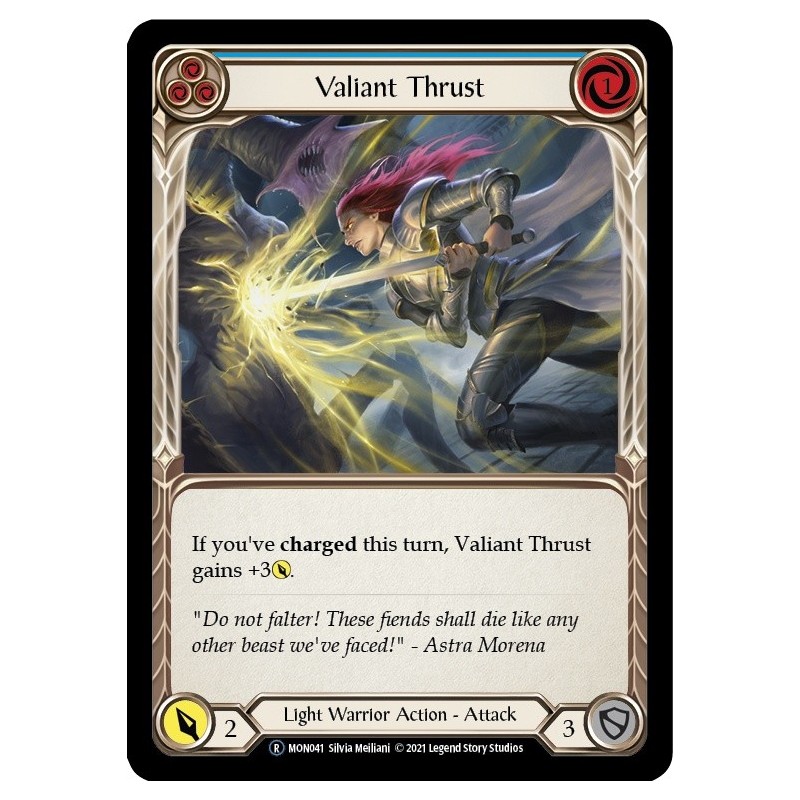Valiant Thrust Blue [U-MON041]