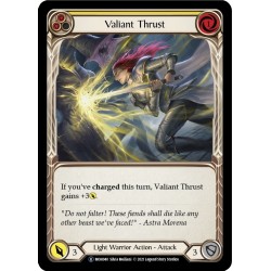 Valiant Thrust Yellow FOIL [U-MON040-RF]