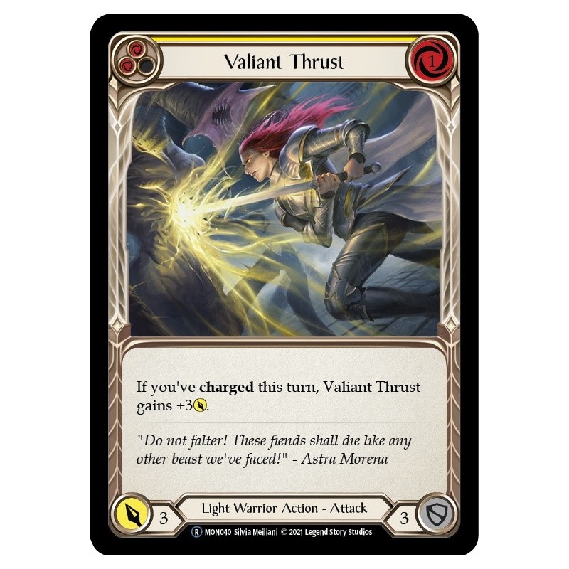 Valiant Thrust Yellow [U-MON040]