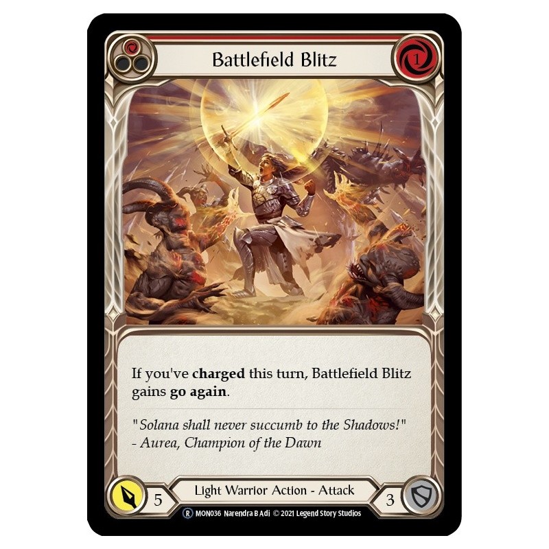 Battlefield Blitz Red FOIL [U-MON036-RF]