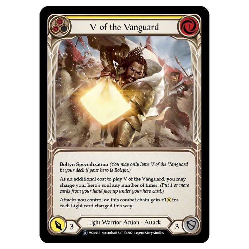 V of the Vanguard FOIL [U-MON035-RF]