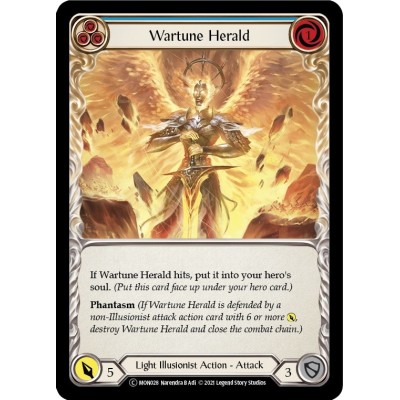 Wartune Herald Blue FOIL [U-MON028-RF]