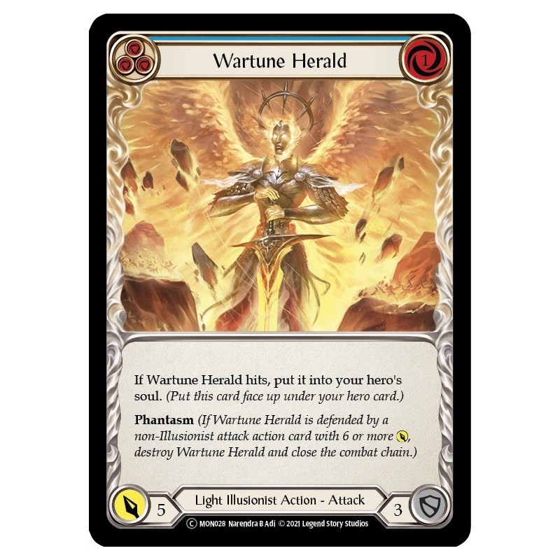 Wartune Herald Blue FOIL [U-MON028-RF]