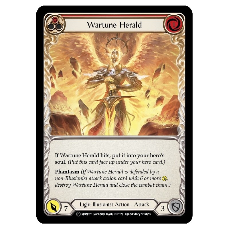 Wartune Herald Red FOIL [U-MON026-RF]