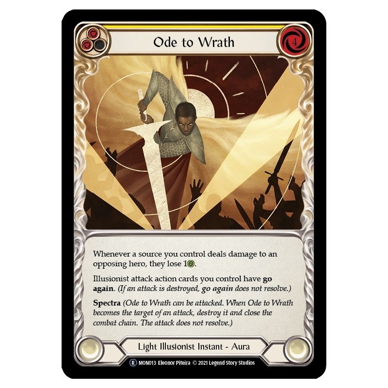 Ode to Wrath FOIL [U-MON013-RF]