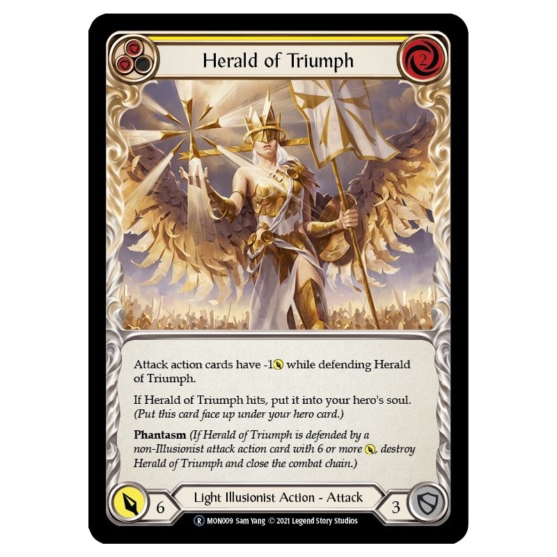 Herald of Triumph Yellow FOIL [U-MON009-RF]