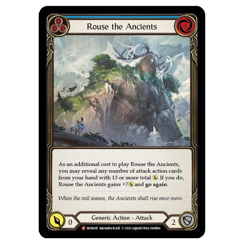 Rouse the Ancients FOIL [MON247-RF]