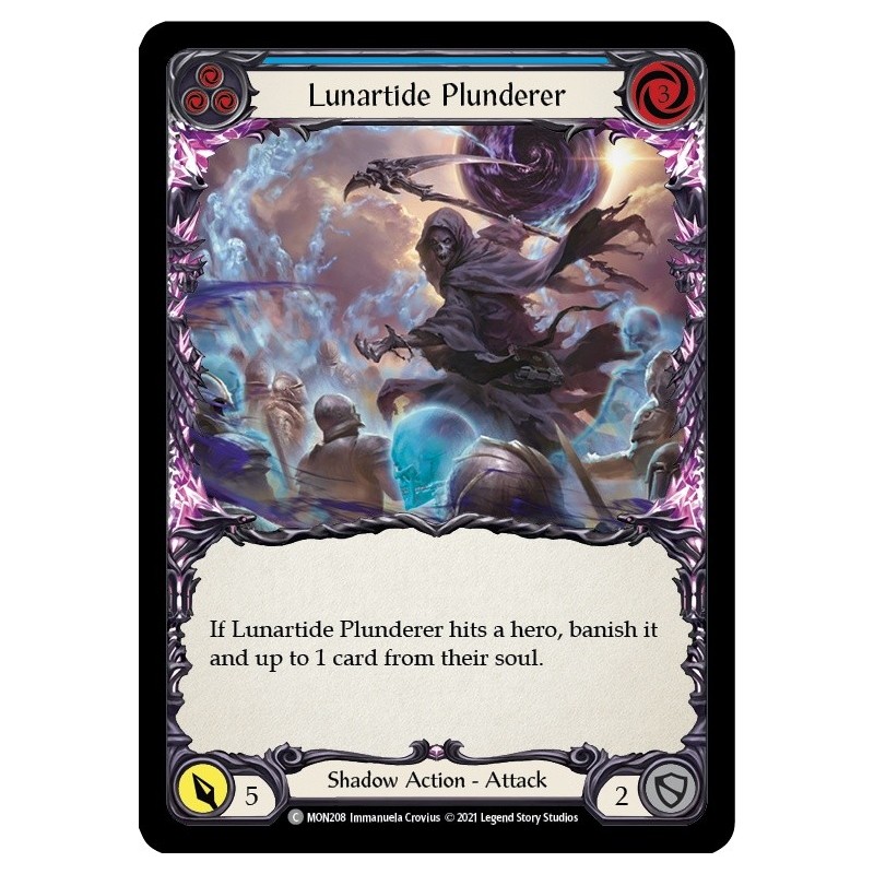 Lunartide Plunderer Blue FOIL [MON208-RF]