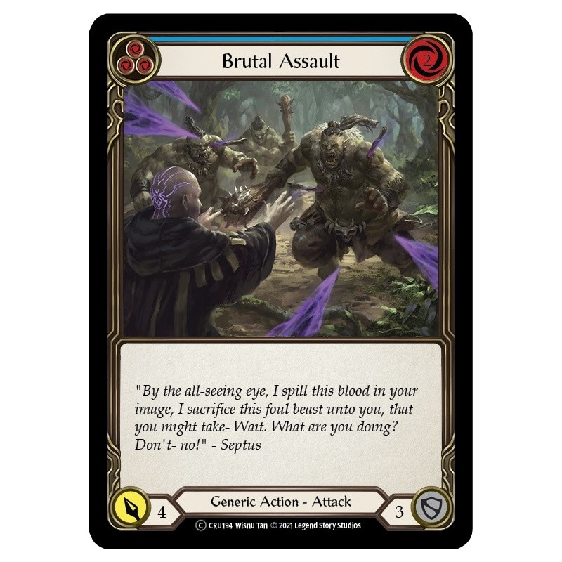 Brutal Assault Blue [U-CRU194]