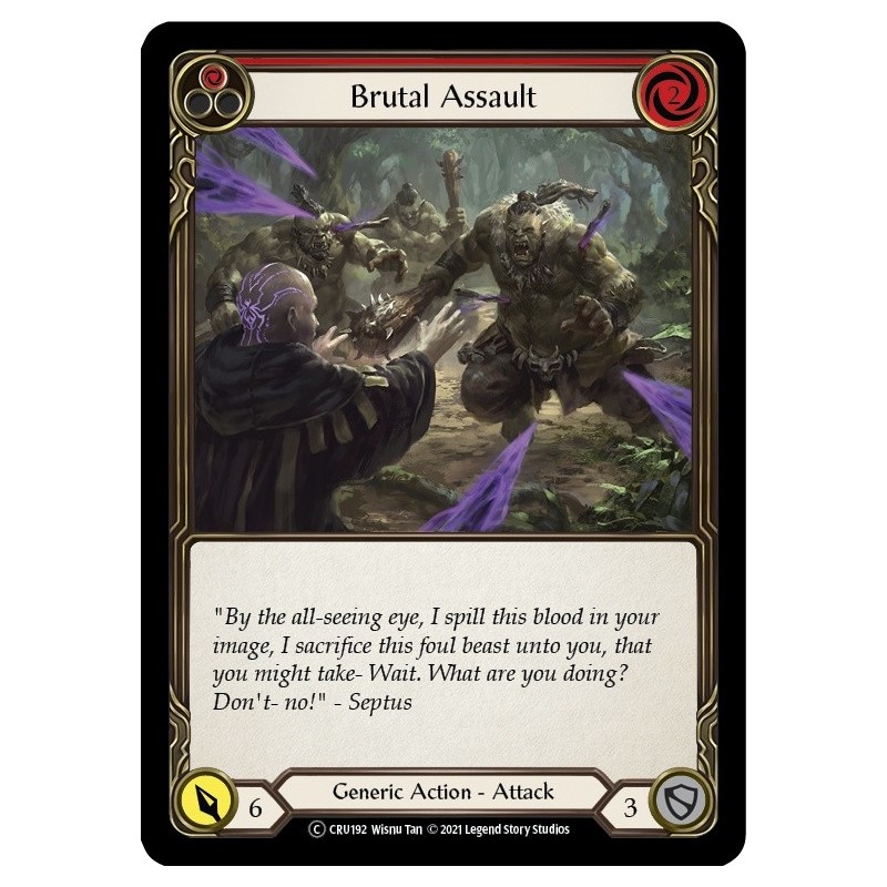 Brutal Assault Red [U-CRU192]