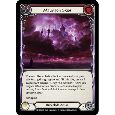 Mauvrion Skies Red [U-CRU145]