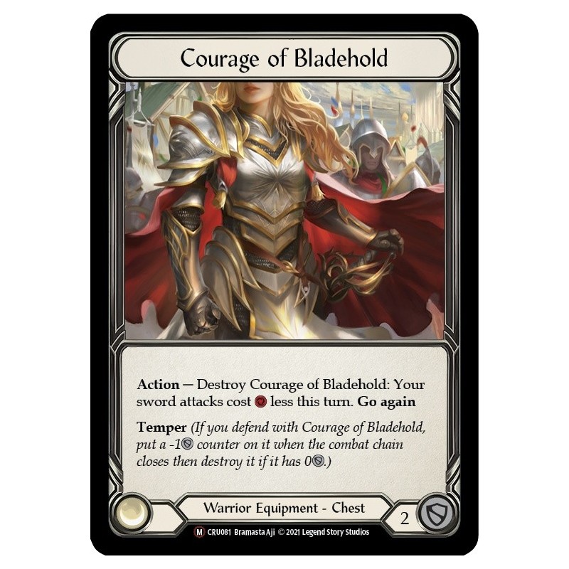 Courage of Bladehold FOIL [U-CRU081-RF]