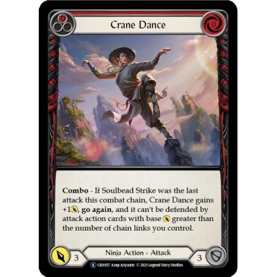Crane Dance Red [U-CRU057]