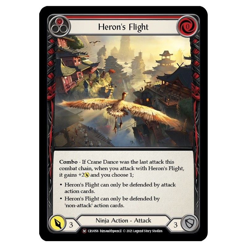 Heron's Flight FOIL [U-CRU056-RF]