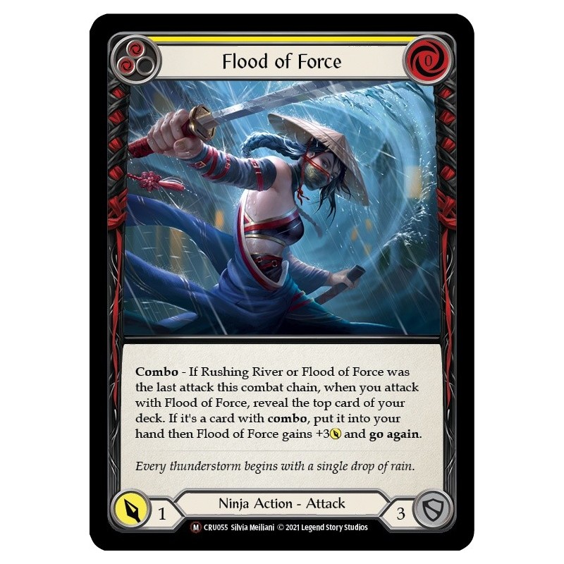 Flood of Force FOIL [U-CRU055-RF]